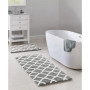 Bittman Tufted Reversible Microfiber Bath Rug, 21" x  34"