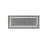 Bittman Tufted Reversible Microfiber Bath Rug, 21" x  34"