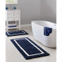 Bittman Tufted Reversible Microfiber Bath Rug, 21" x  34"