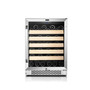 24" Built-In Stainless Steel 54 Bottle Wine Refrigerator Cooler