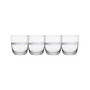 Organic Band 15-oz Double Old Fashioned Glasses 4-Piece Set