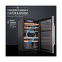 Freestanding Wine Refrigerator, 33 Bottle Wine Cooler