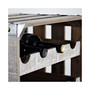 American Art Decor Rustic Wood 12 Bottle Wine Rack