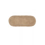 Double Ruffle Bath Rug 21" x 54"