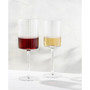 Elle Ribbed Red Wine Glass 2 Piece Set