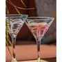 Palm Tree Martini 10Oz - Set Of 4 Glasses