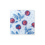 4 X 4" Cherry Picking Glass Coasters Set, 4 Piece