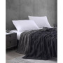 Large Cable Knit Chenille Throw Blanket, 70" x 50"
