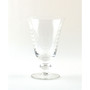 Glass Etched Wine Goblet, 4 Piece Set