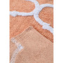 Geometric 50' x 30' Non-Skid Cotton Bath Rug