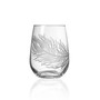 Peacock Stemless 17Oz - Set Of 4 Glasses