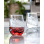 Peacock Stemless 17Oz - Set Of 4 Glasses
