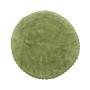 Crochet Lace Border 36" Reversible Cotton Round Bath Rug