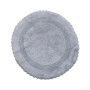 Crochet Lace Border 36" Reversible Cotton Round Bath Rug