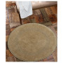 Crochet Lace Border 36" Reversible Cotton Round Bath Rug