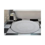 Crochet Lace Border 36" Reversible Cotton Round Bath Rug