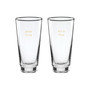 Cheers to Us Let It Flow Pour It on Glasses Set, 2 Piece