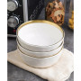 Florian 16 Pieces Dinnerware Set, Service For 4