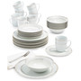 Gold Serif 32-Piece Dinnerware Set, Service For 8