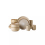 Shosai Stoneware 16 Pieces Dinnerware Set, Service for 4
