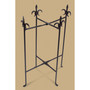 KINDWER Fleur De Lis Iron Stand for Oval Tubs