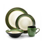 Grand Jade Luxurious Dinnerware with Complete Set of 16 Pieces