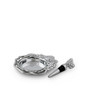 Designs Aluminum Diameter Grape Wine Coaster and Bottle Stopper Set