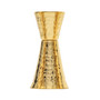 24K Gold Plate Hammered Solid Copper Jigger