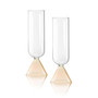 Venice 9 oz Flute Glasses, Set of 2