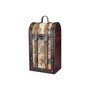 2 Bottle Old World Wooden Wine Box