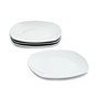 Basics Soft Square Dinner Plates, Set of 4, Created for Macy's