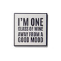 4.25'' D Wine Sentiments Ceramic Coasters Set, 4 Piece