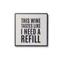 4.25'' D Wine Sentiments Ceramic Coasters Set, 4 Piece