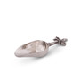 Stainless Steel Ice, Utility Scoop with Solid Pewter "Fleur De Lis" Handle
