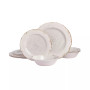 by Gibson Mauna Ice Melamine Dinnerware 12 Piece Set, Service for 4