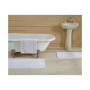 Ruffled Border Bath Mat 21" x 34"