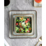 Esmeralda Square 16 Pieces Dinnerware Set, Service For 4