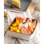 Esmeralda Square 16 Pieces Dinnerware Set, Service For 4