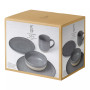 Crafted by Royal Doulton Brushed Glaze 16 Pc Dinnerware Set