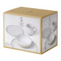 Crafted by Royal Doulton Brushed Glaze 16 Pc Dinnerware Set