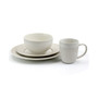 Round Stoneware 16 Piece Dinnerware Set, Service for 4