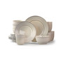 Round Stoneware 16 Piece Dinnerware Set, Service for 4