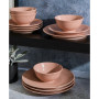 Elite Ramapo Solid Color Speckled 12 Piece Dinnerware Set, Service for 4