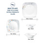 Adlyn 16 Piece Dinnerware Set, Service for 4