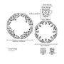 French Perle 12 Pc. Dinnerware Set, Service for 4