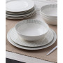 Hammock  Rim 12 Piece Dinnerware Set, Service for 4