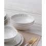Hammock  Rim 12 Piece Dinnerware Set, Service for 4