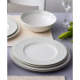 Hammock  Rim 12 Piece Dinnerware Set, Service for 4