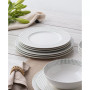 Hammock  Rim 12 Piece Dinnerware Set, Service for 4