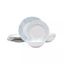 Hammock  Rim 12 Piece Dinnerware Set, Service for 4
